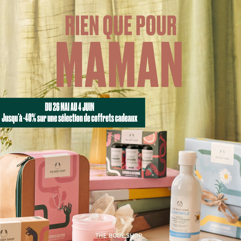 Centre Commercial Le Portail - offre enseigne - boutique Body Shop Réunion