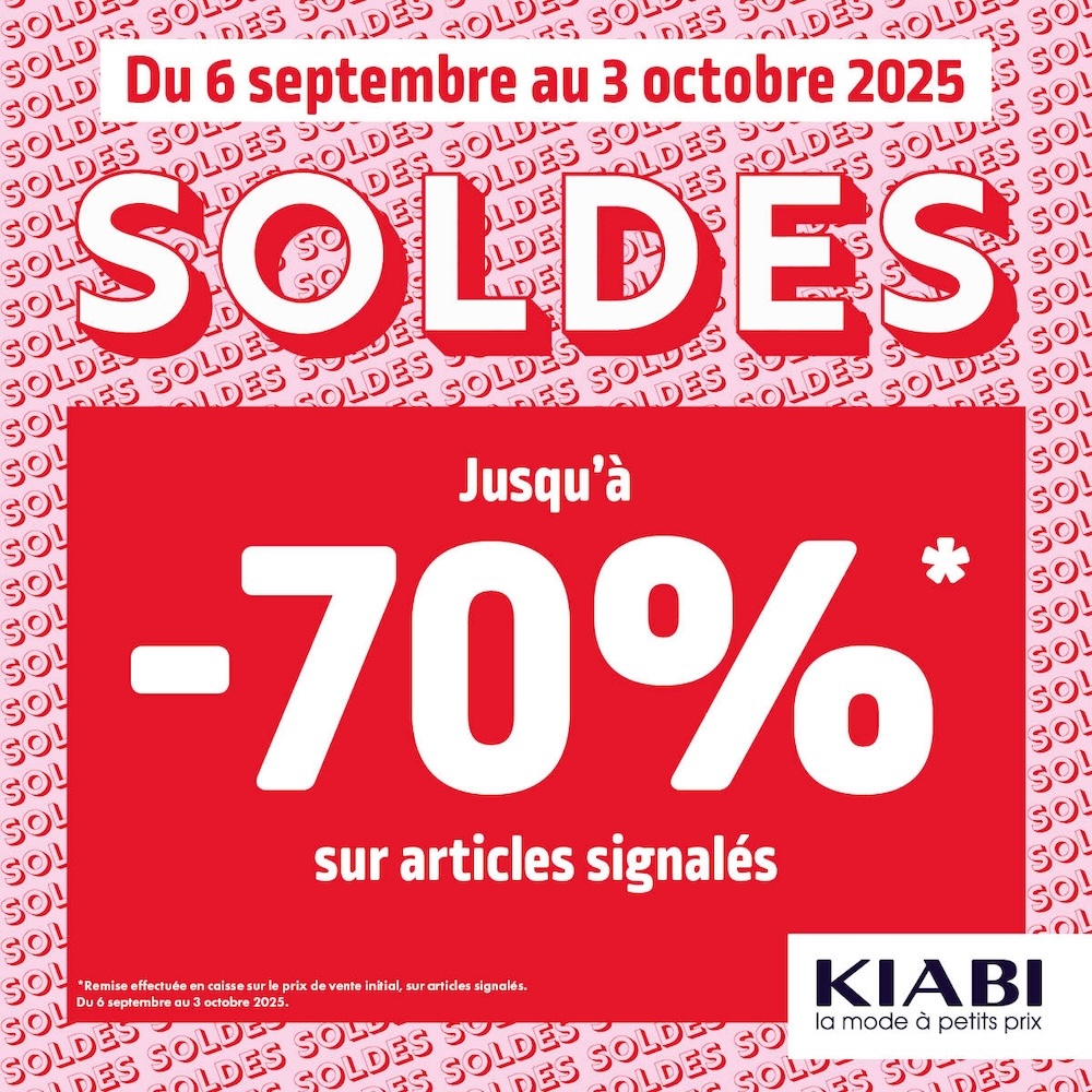 Centre Commercial Le Portail - offre enseigne - boutique KIABI Réunion