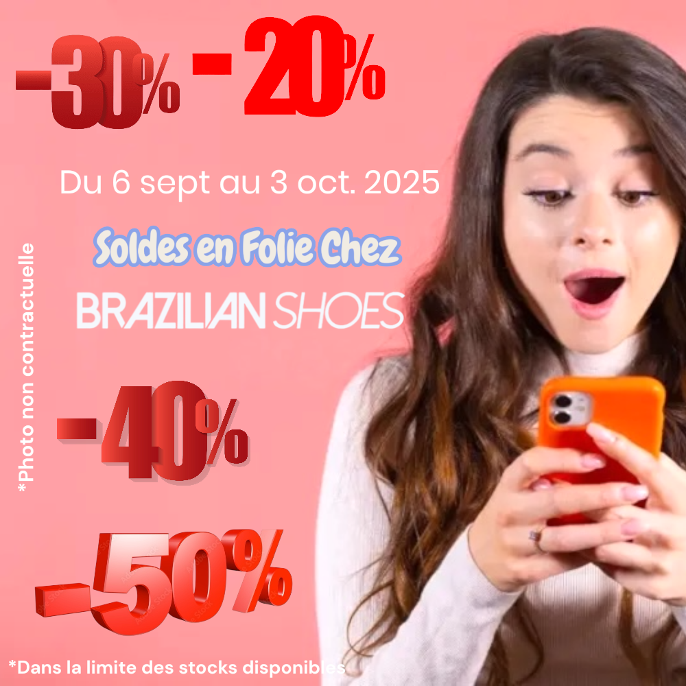 Centre Commercial Le Portail - offre enseigne - boutique Brazilian Shoes Réunion
