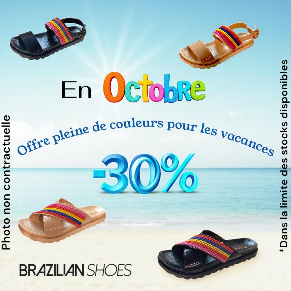Centre Commercial Le Portail - offre enseigne - boutique Brazilian Shoes Réunion